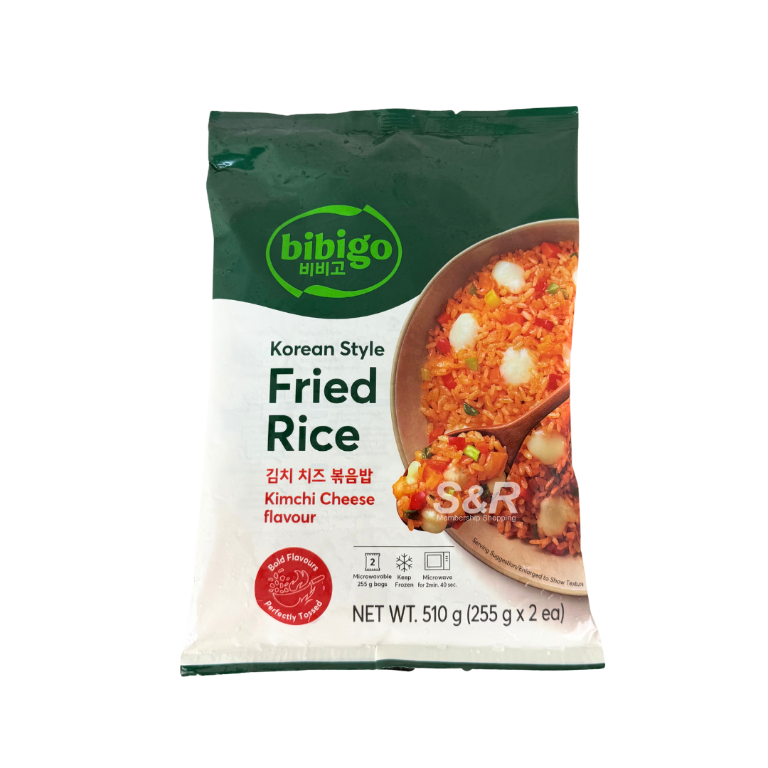 Bibigo Korean Style Fried Rice Kimchi Cheese Flavour 510g Bibigo Korean Style Fried Rice Kimchi Cheese Flavour 510g